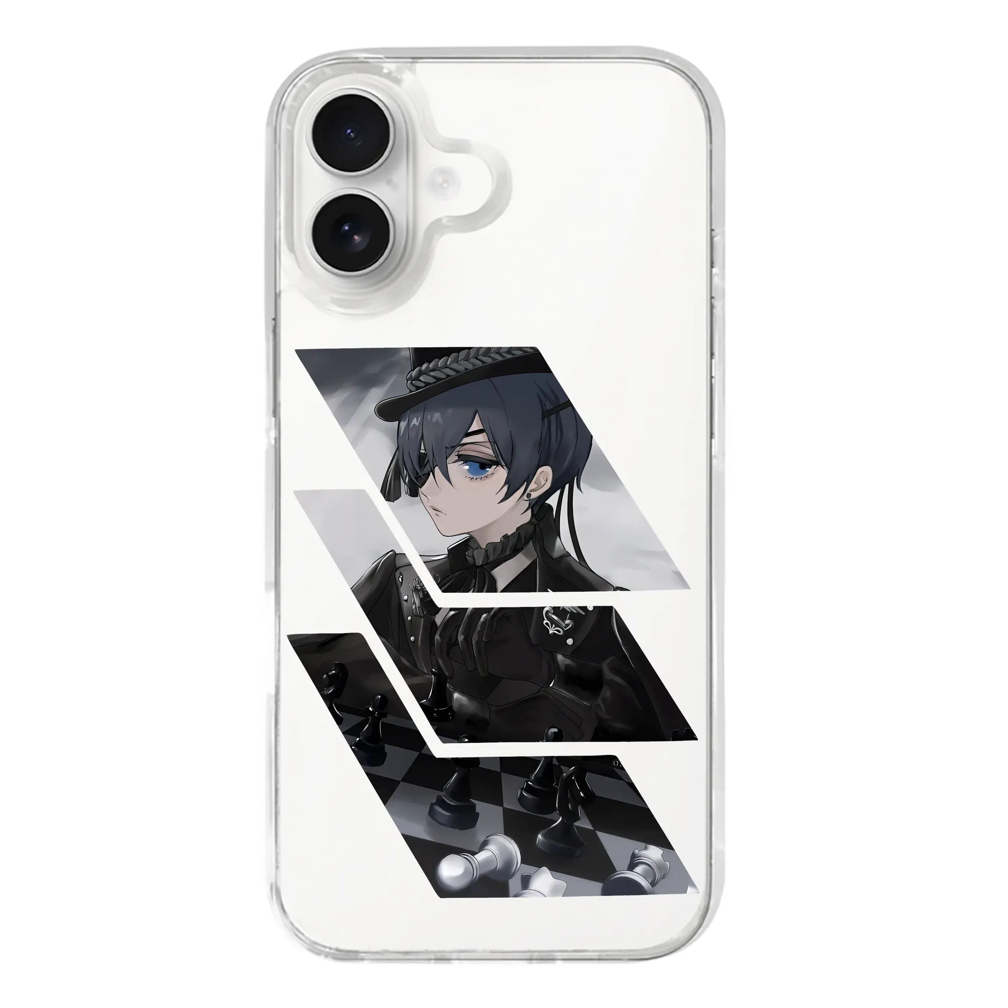 黒執事 グッズ,シエル・ファントムハイヴ - iPhone 17シリーズ 透明スマホケース – 薄型・耐衝撃・精密フィット保護カバー